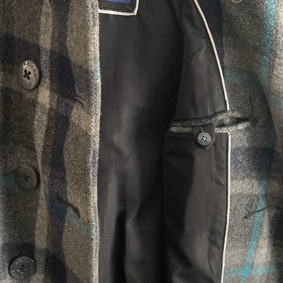 American Eagle size L wool blend pea coat - Picture 7 of 9